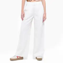 SYBILLA - Pantalón Recto Mujer Tiro alto