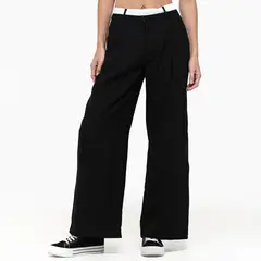 SYBILLA - Pantalón Recto Mujer Tiro alto