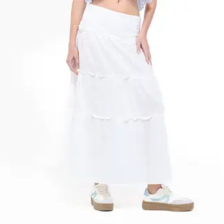 SYBILLA - Falda Mini Mujer de Algodón