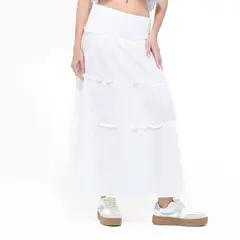 SYBILLA - Falda Mini Mujer de Algodón