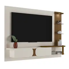 BERTOLINI - Panel Mueble de TV 70 Pulgadas Luxury Incluye Soporte TV y Luces LED 200x147 cm