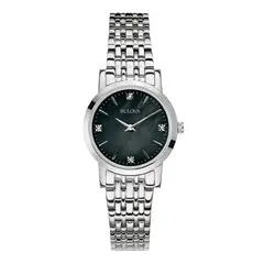 BULOVA - Relojes Mujer Misc Classic. Relojes Acero Inoxidable Plateado 96P148
