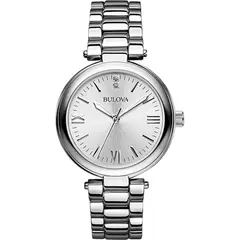 BULOVA - Relojes Mujer Misc Classic. Relojes Acero Inoxidable Plateado 96P151