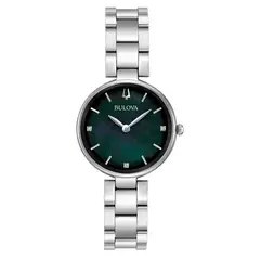 BULOVA - Relojes Mujer Misc Classic. Relojes Acero Inoxidable Plateado 96P204