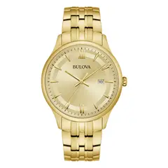 BULOVA - Relojes Hombre Misc Classic. Relojes Acero Inoxidable Dorado 97B202
