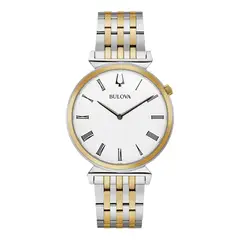 BULOVA - Relojes Hombre Regatta. Relojes Acero Inoxidable Plateado 98A233