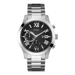 GUESS - Reloj Hombre Atlas. Acero Inoxidable Plateado