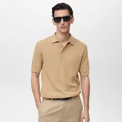 MANGO - Camiseta polo Hombre Manga corta