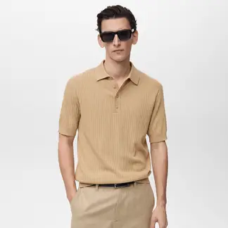 MANGO - Camiseta polo Hombre Manga corta