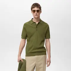 MANGO - Camiseta polo Hombre Manga corta