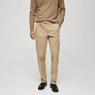 MANGO - Pantalón Chino Hombre Recto