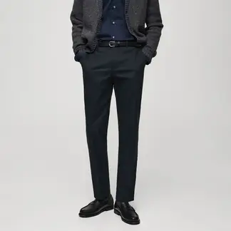 MANGO - Pantalón Chino Hombre Recto