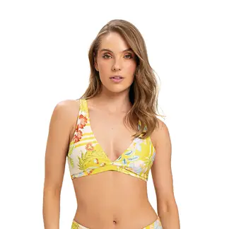 ONDA DE MAR - Top de vestido de baño Stellata tipo deportivo
