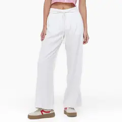 SYBILLA - Pantalón Recto Mujer Tiro alto