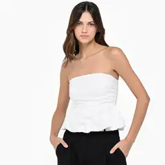 SYBILLA - Top Mujer Sin mangas de Algodón