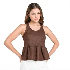 SYBILLA - Blusa Mujer Sin mangas