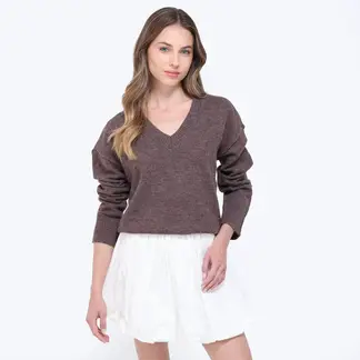 SYBILLA - Falda Mini Mujer de Algodón