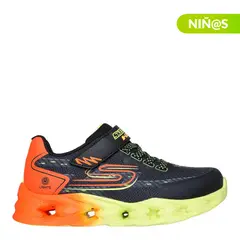 SKECHERS - Tenis con luces Niño Vortex 2.0 Quantroid con Velcro