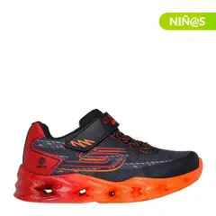 SKECHERS - Tenis con luces Niño Vortex 2.0 Quantroid con Velcro