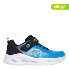 SKECHERS - Tenis con luces Niño Meteor-Lights-Krendo con Velcro