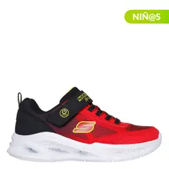 SKECHERS - Tenis con luces Niño Meteor-Lights-Krendo con Velcro
