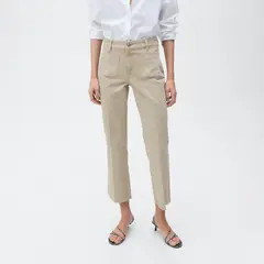 MANGO - Jean Flare Mujer Tiro medio