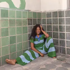SIXXTA X SYBILLA - Pantalón Wide leg Mujer Tiro alto