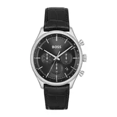 BOSS - Reloj Hombre 1514049 . Reloj cuero Negro