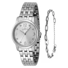 INVICTA - Reloj Mujer Angel . Reloj Acero inoxidable Plateado