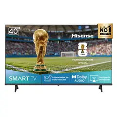 HISENSE - Televisor |  40 Pulgadas |  FHD Smart TV | 40A4NV