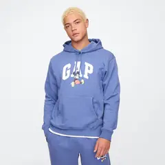 GAP - Hoodie Hombre con Estampado de Algodón