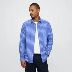 GAP - Camisa Hombre de Rayas Manga larga