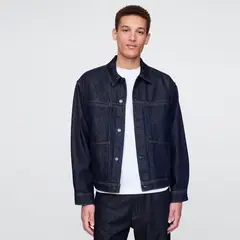 GAP - Chaqueta de jean Hombre de Algodón