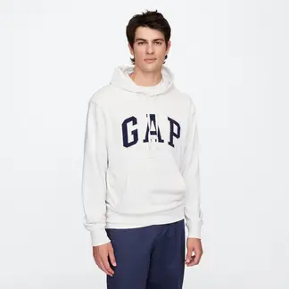 GAP - Hoodie Hombre con Logo de Algodón