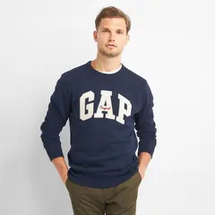 GAP - Buzo Hombre con Logo de Algodón