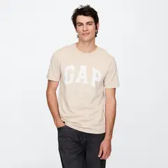 GAP - Camiseta Hombre Manga corta con Logo Regular fit de Algodón
