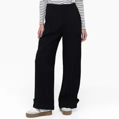 SYBILLA - Pantalón Recto Mujer Tiro alto