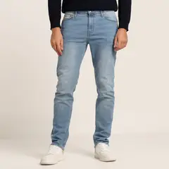 BASEMENT - Jean 5 Bolsillos Hombre Slim de Algodón