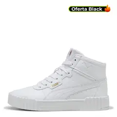 PUMA - Tenis Moda Carina 3.0 Mid Mujer Blanco