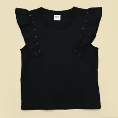 ELV - Blusa Niña Manga corta Algodón