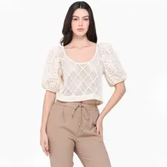 BASEMENT - Top Mujer Manga corta