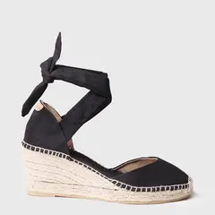 TONI PONS - Alpargatas para Mujer con tacón corrido Julia Negro