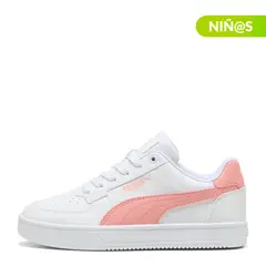 PUMA - Tenis moda Caven 2.0 Jr Niña Blanco