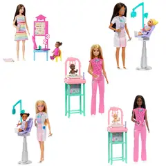 BARBIE - Juguete didáctico Muñeca : Set de Profesiones con Muñeca. Producto aleatorio