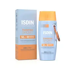 ISDIN - Fotoprotector Fusion Gel SPORT SPF50 - Protector solar corporal para el deporte para Todo tipo de piel 100 ml