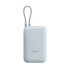 XIAOMI - Power Bank 10000mAh cable integrado Azul
