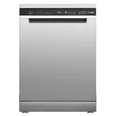 WHIRLPOOL - Lavavajillas Libre de empotre WDF840SFGS 75 Piezas Acero Inoxidable