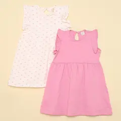 YAMP - Vestido para Bebé niña pack de 2 unidades