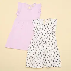 YAMP - Vestido para Bebé niña pack de 2 unidades