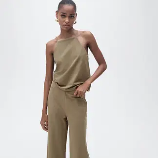 MANGO - Top esqueleto Mujer Sin mangas de Algodón